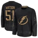 Austin Watson ＃51 Tampa Bay Lightning Men's Black 2024 Military Appreciation Practice Premium Jersey
