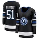 Charles-Edouard D'Astous ＃51 Tampa Bay Lightning Women's Black Premier Breakaway Alternate Jersey