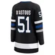 Charles-Edouard D'Astous ＃51 Tampa Bay Lightning Women's Black Premier Breakaway Alternate Jersey