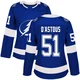 Charles-Edouard D'Astous ＃51 Tampa Bay Lightning Women's Blue Authentic Home Jersey
