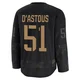 Charles-Edouard D'Astous ＃51 Tampa Bay Lightning Youth Black 2024 Military Appreciation Practice Premium Jersey