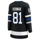 Erik Cernak ＃81 Tampa Bay Lightning Women's Black Premier Breakaway Alternate Jersey