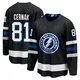 Erik Cernak ＃81 Tampa Bay Lightning Youth Black Premier Breakaway Alternate Jersey