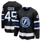 Ethan Czata ＃45 Tampa Bay Lightning Youth Black Premier Breakaway Alternate Jersey