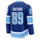 Ethan Gauthier ＃89 Tampa Bay Lightning Men's Blue Premium 2026 Stadium Series Jersey