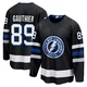 Ethan Gauthier ＃89 Tampa Bay Lightning Youth Black Premier Breakaway Alternate Jersey