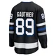Ethan Gauthier ＃89 Tampa Bay Lightning Youth Black Premier Breakaway Alternate Jersey