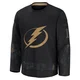 Harrison Meneghin ＃1 Tampa Bay Lightning Men's Black 2024 Military Appreciation Practice Premium Jersey