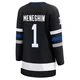Harrison Meneghin ＃1 Tampa Bay Lightning Women's Black Premier Breakaway Alternate Jersey