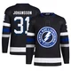 Jonas Johansson ＃31 Tampa Bay Lightning Men's Black Authentic Alternate Primegreen Jersey