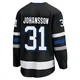 Jonas Johansson ＃31 Tampa Bay Lightning Youth Black Premier Breakaway Alternate Jersey