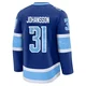 Jonas Johansson ＃31 Tampa Bay Lightning Youth Blue Premium 2026 Stadium Series Jersey