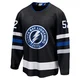 Maxim Groshev ＃52 Tampa Bay Lightning Youth Black Premier Breakaway Alternate Jersey