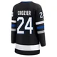 Maxwell Crozier ＃24 Tampa Bay Lightning Women's Black Premier Breakaway Alternate Jersey