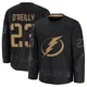 Sam O'Reilly ＃23 Tampa Bay Lightning Men's Black 2024 Military Appreciation Practice Premium Jersey