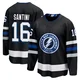 Steven Santini ＃16 Tampa Bay Lightning Youth Black Premier Breakaway Alternate Jersey