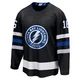 Steven Santini ＃16 Tampa Bay Lightning Youth Black Premier Breakaway Alternate Jersey