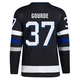 Yanni Gourde ＃37 Tampa Bay Lightning Men's Black Authentic Alternate Primegreen Jersey