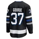 Yanni Gourde ＃37 Tampa Bay Lightning Youth Black Premier Breakaway Alternate Jersey
